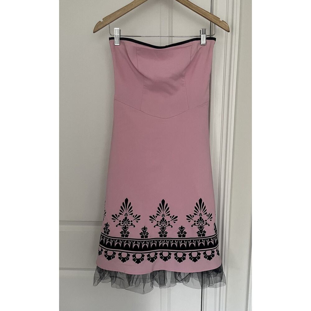Charlotte Russe candy pink strapless dress Sz. 5 junior